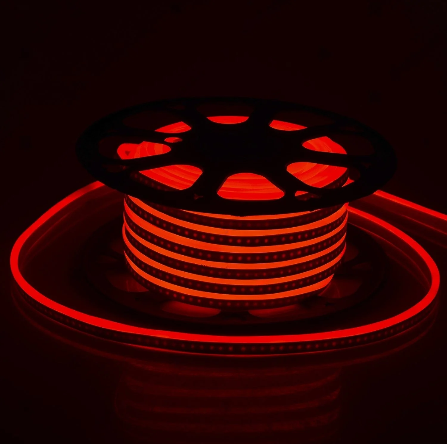 CINTA NEON LED ROJO 110v