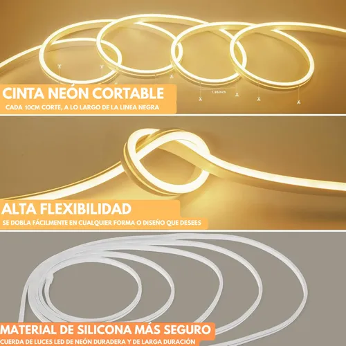 CINTA NEONFLEX LED BLANCA 110v / 100 m foto 2