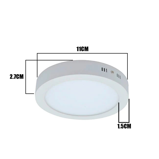 LAMPARA LED PANEL 6W LUZ BLANCA foto 2
